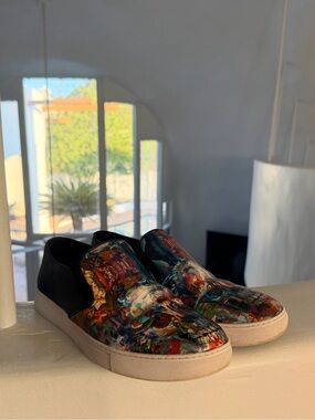 Robert Graham Skull Sneakers